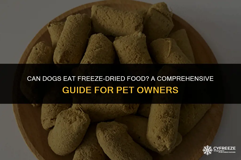can dogs eat freeze dried stufd