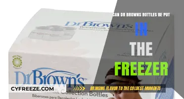 Can Dr. Brown's Bottles Be Frozen? A Parent's Guide