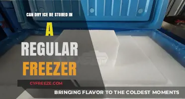 Exploring the Risks: Can Dry Ice Find a Home in Your Regular Freezer?