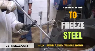 Exploring the Limits: Can Dry Ice Freeze Steel?