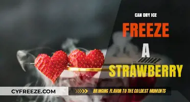 Chilling Experiment: Can Dry Ice Freeze a Strawberry?