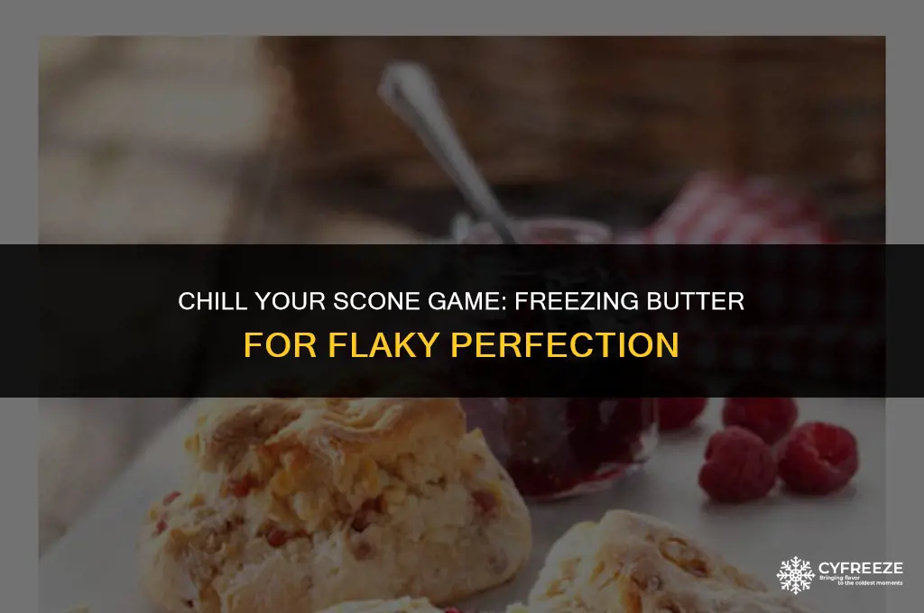 can dry ingredients for scones butter cut in the freezer