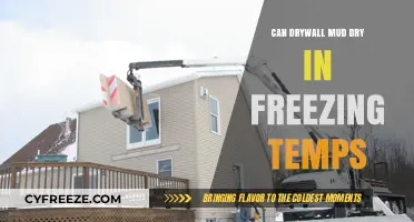 Can Drywall Mud Dry in Freezing Temps? A Comprehensive Guide