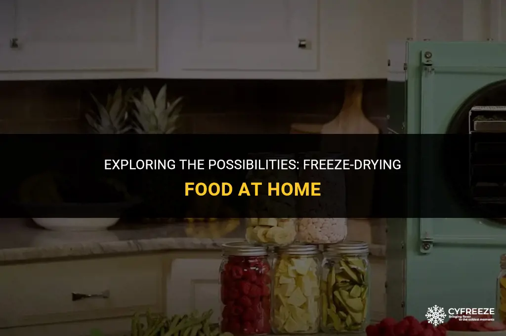 can food be freeze dried at home