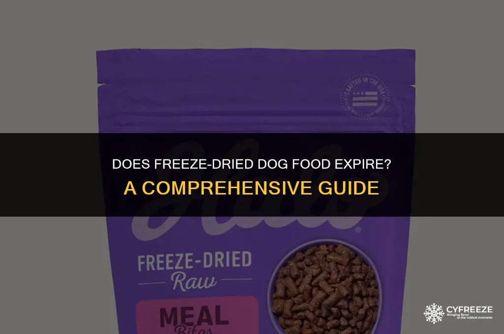 can freeze dried dog food go bad
