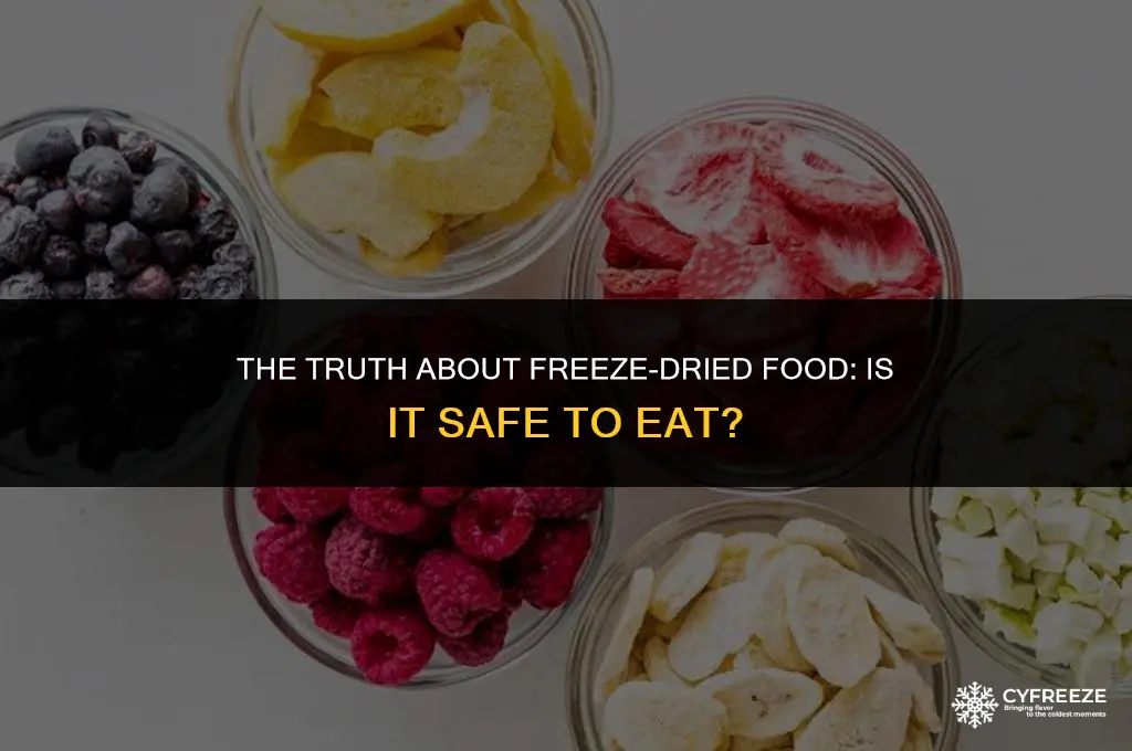 can freeze dried food make you sick