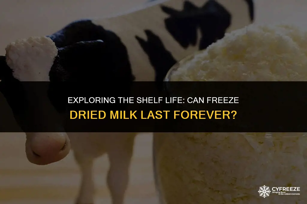 can freeze dried milk