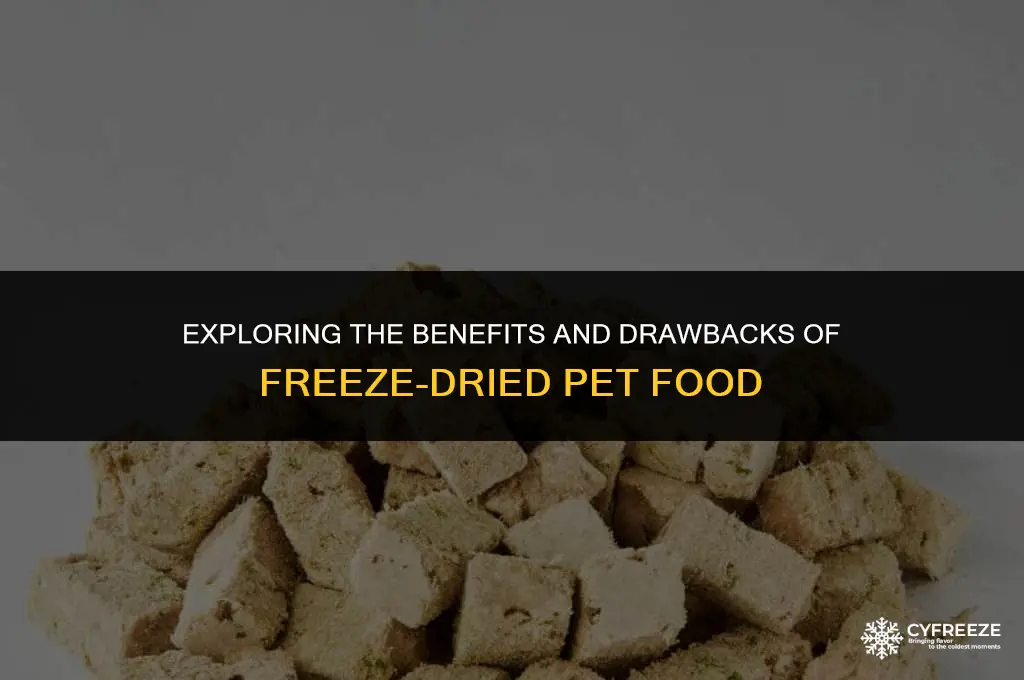 can freeze dried pet food replace regular dry food