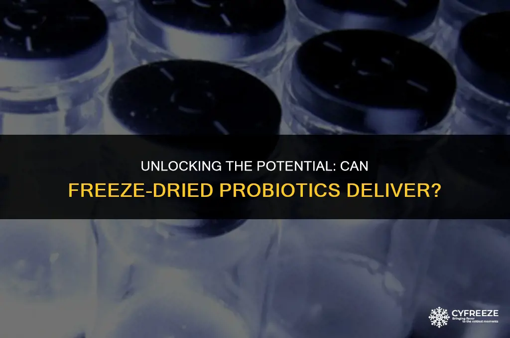 can freeze dried probiotics be effective