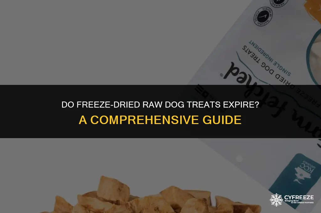 can freeze dry raw dog treats go bad