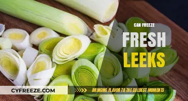 Preserve the Flavor: A Guide to Freezing Fresh Leeks