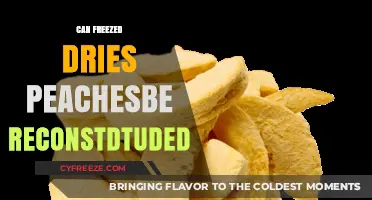 Reviving Summer's Sweetness: Reconstituting Freeze-Dried Peaches