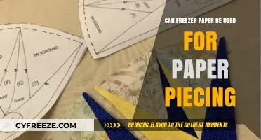 Using Freezer Paper for Paper Piecing: Tips and Techniques