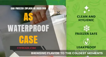 Can Freezer Ziplock Bags Double as Waterproof Cases?