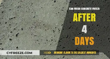 Can Fresh Concrete Freeze After 4 Days: Myths and Facts