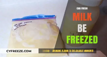 Exploring Dairy Storage: Can Fresh Milk Be Frozen?