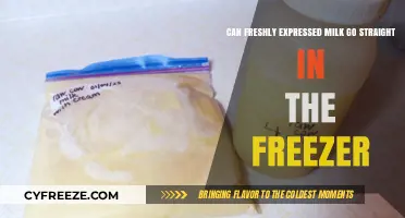 Freshly Expressed Milk: Freezing Guidelines for New Moms