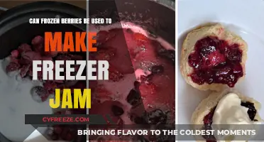 Sweet Success: Freezer Jam with Frozen Berries