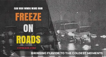 Chilling Winds: How High Speeds Can Freeze Rain on Roads