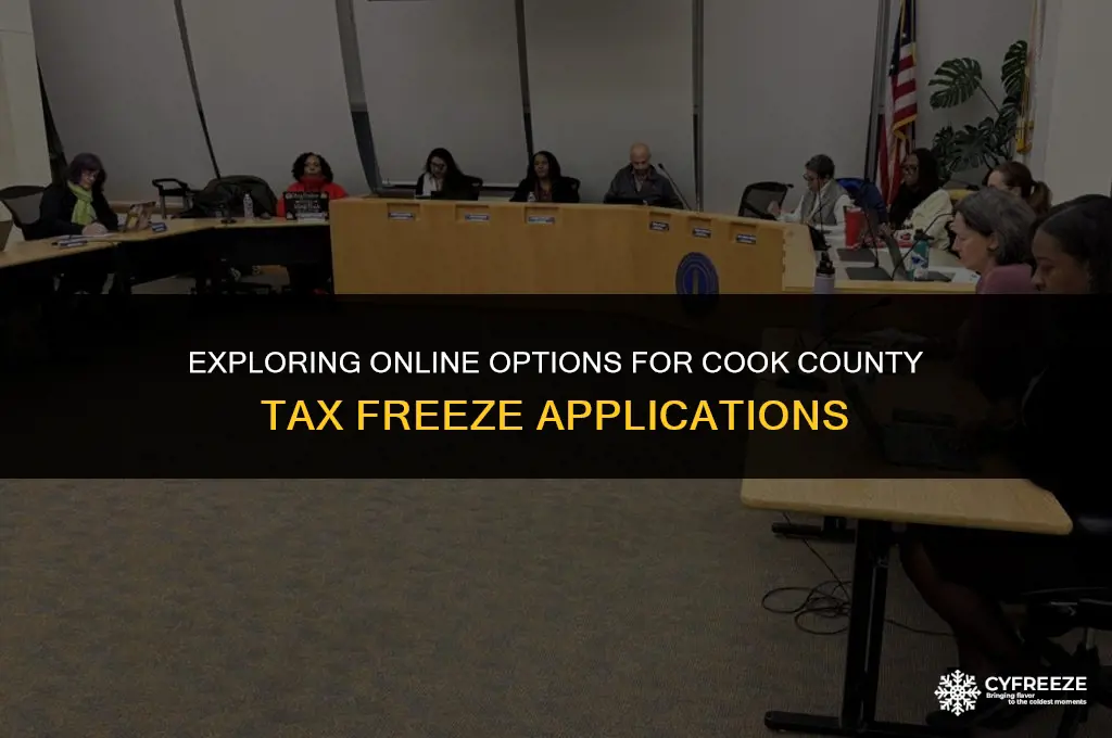 can i apply for cook county tax freeze on line