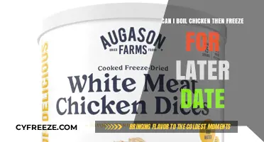 Boil Now, Freeze Later: A Guide to Chicken Storage