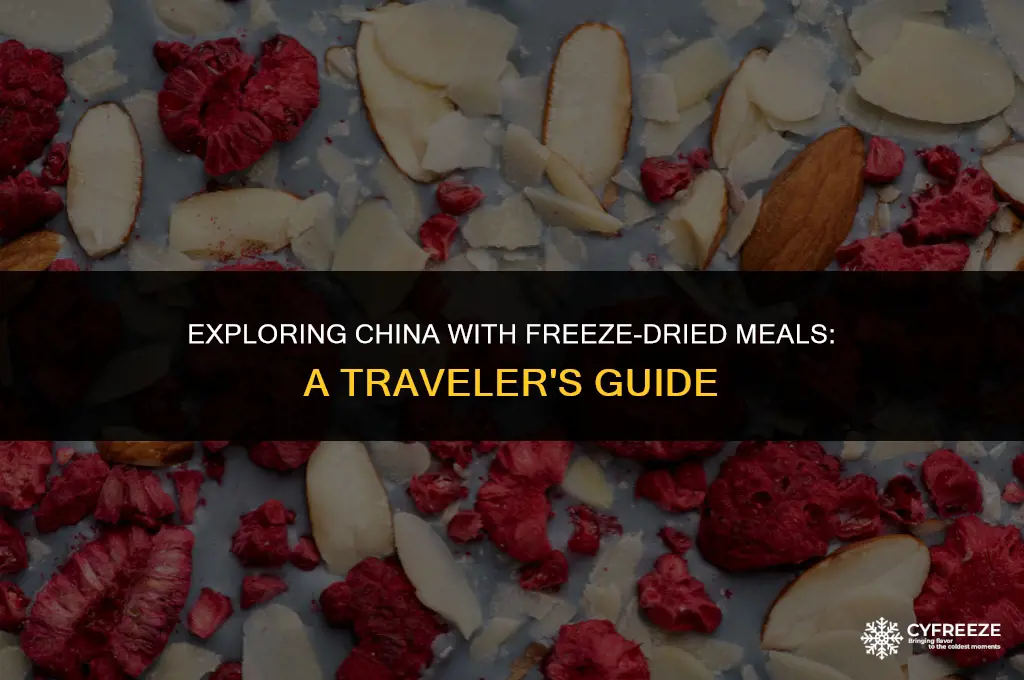 can i bring freeze dried meals to china