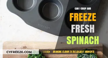 Fresh Spinach: The Ultimate Guide to Chopping and Freezing