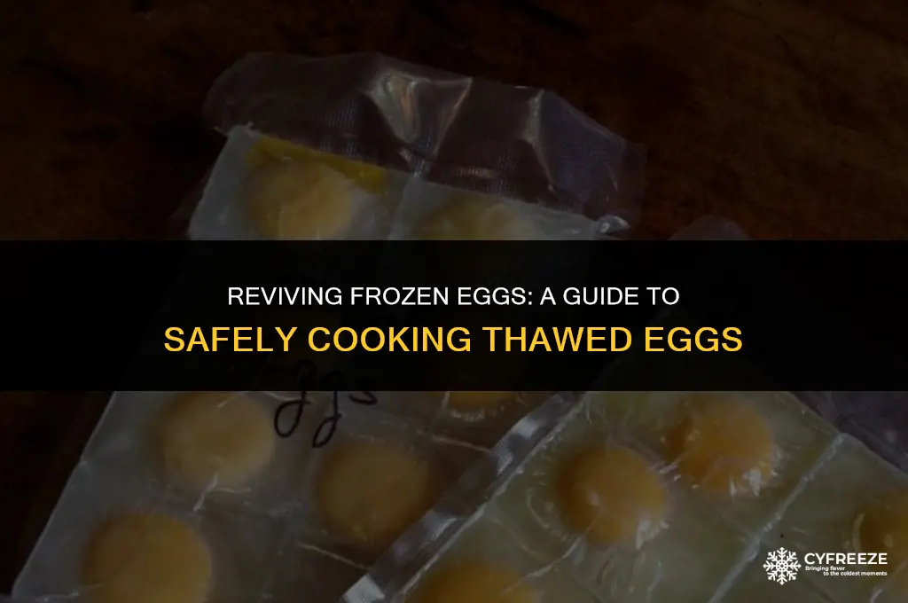 can i cook an egv after i freeze it