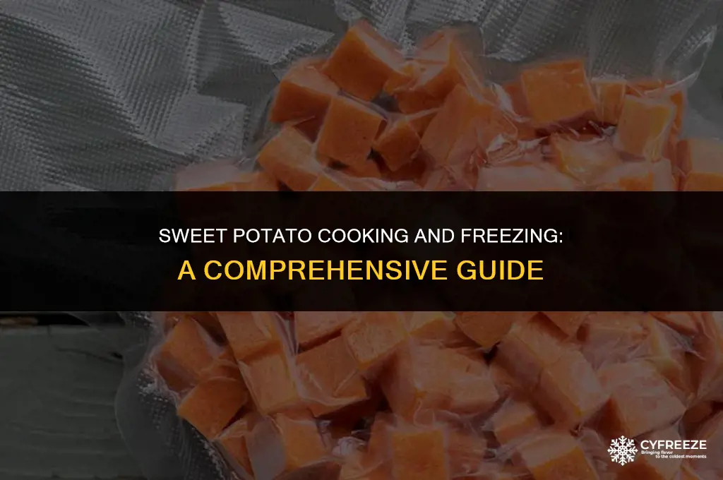 can i cook and freeze sweet potatoes