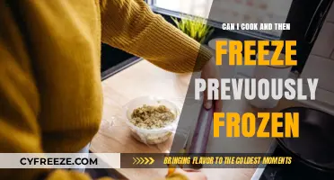 Reviving Frozen Delights: Can You Cook and Refreeze Safely?