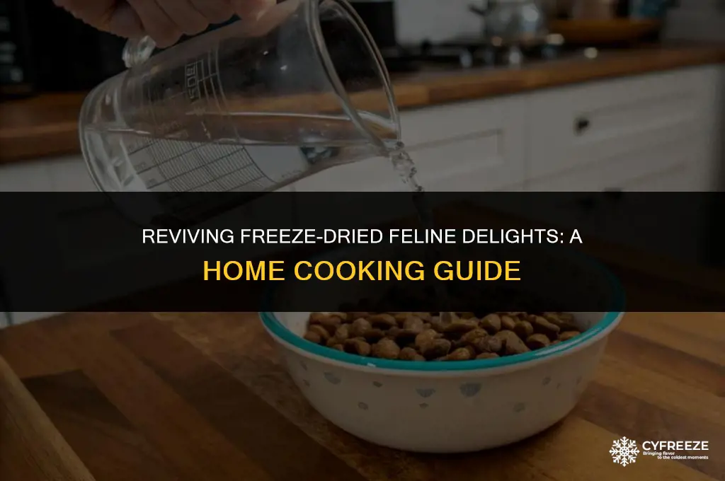 can i cook freeze dried cat food