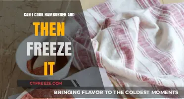 Freezing Cooked Hamburgers: A Convenient Meal Prep Solution
