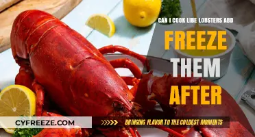 Savor the Flavor: Cooking Live Lobsters and Freezing Them for Later