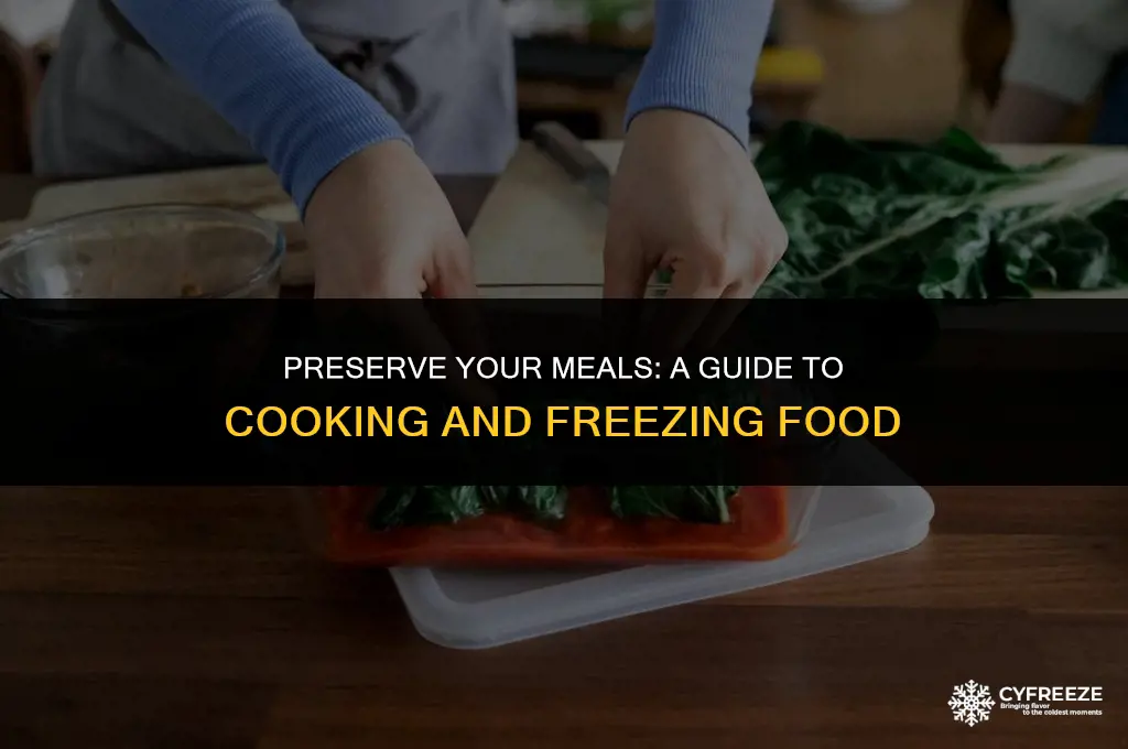 can i cook my food and freeze it