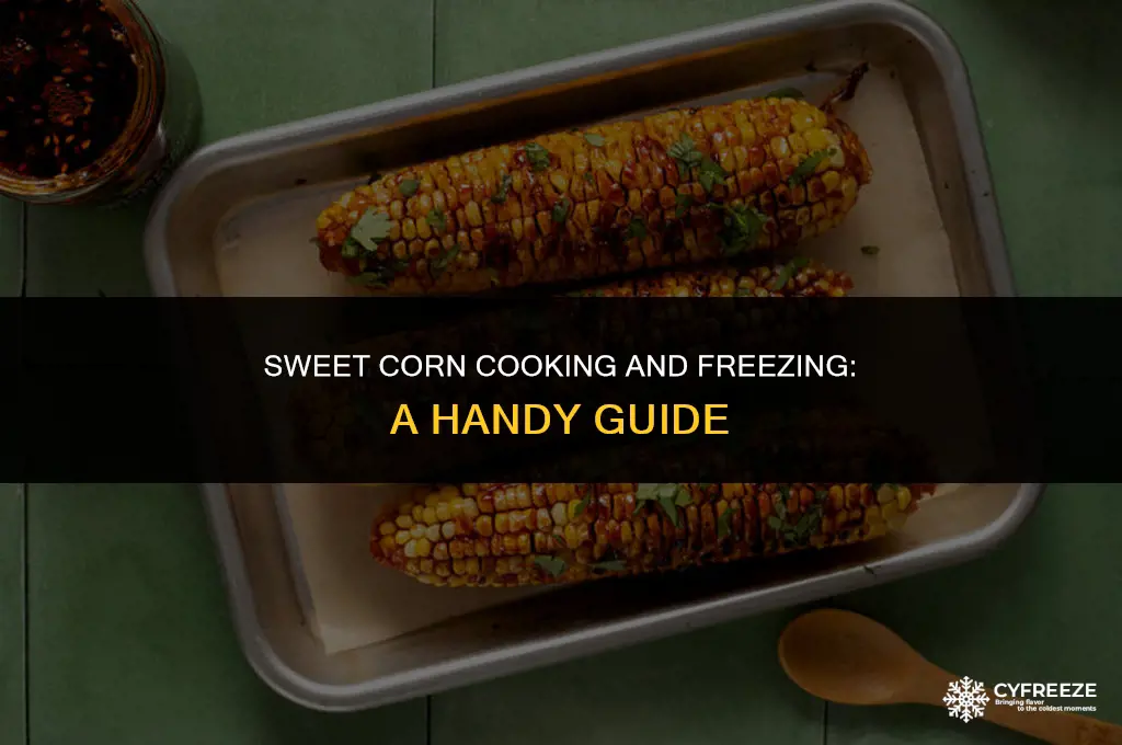 can i cook sweeet corn and then freeze it