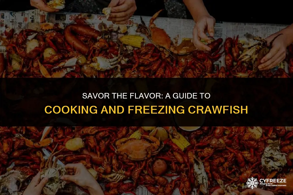 can i cook then freeze crawfish
