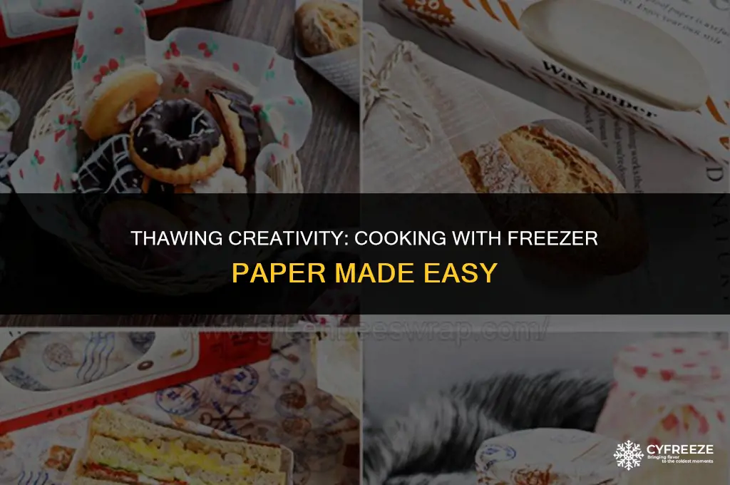 can i cook with freezer paper