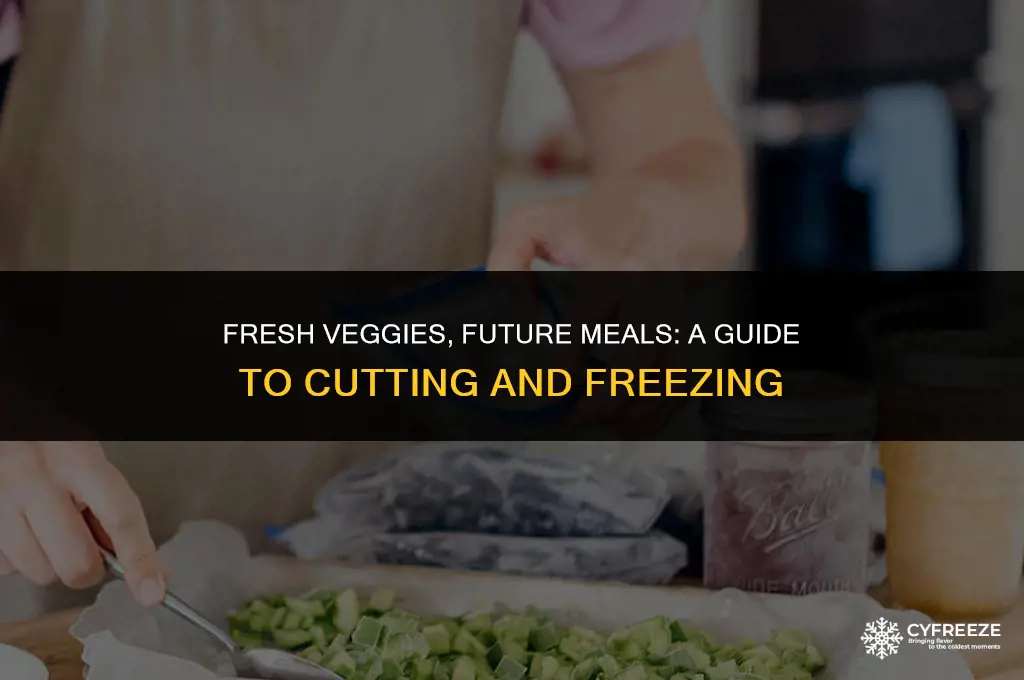 can i cut up and freeze fresh vegetables