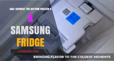 Efficiently Defrosting Your Samsung Bottom Freezer Fridge: A Guide