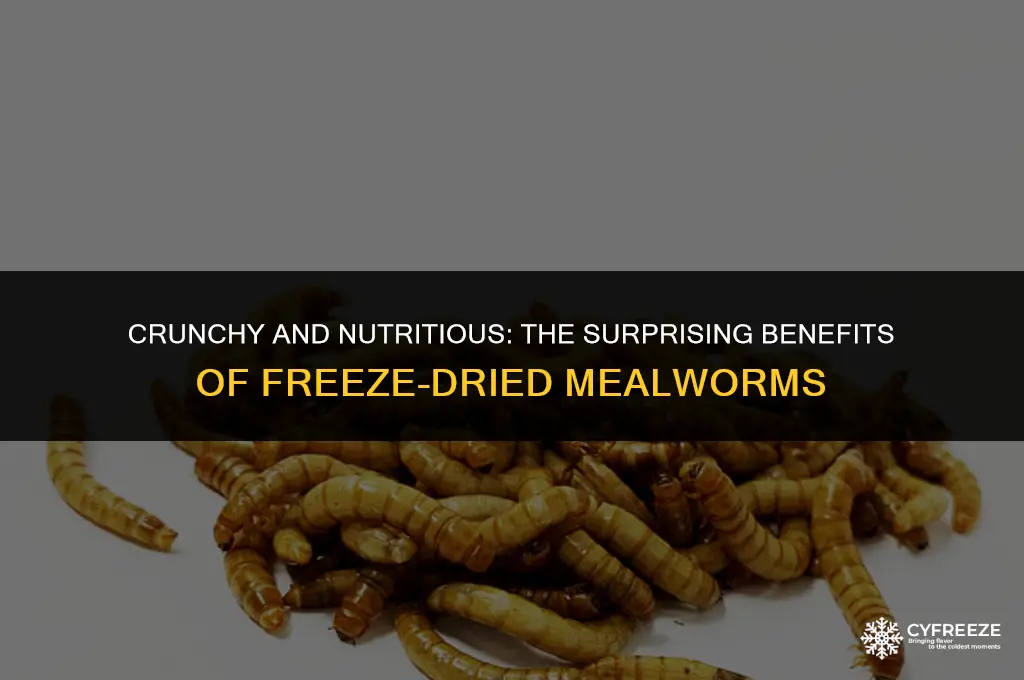 can i eat freeze dried mealworms