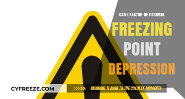 Can Factors in Freezing Point Depression Include Decimal Values?