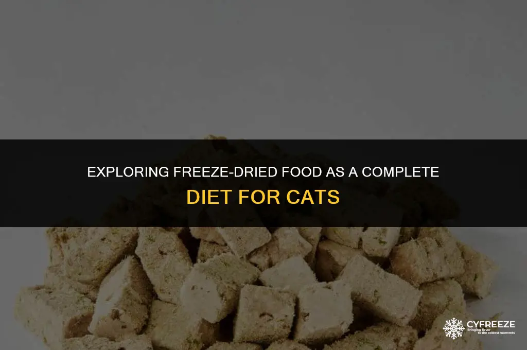 can i feed cat only freeze dried food
