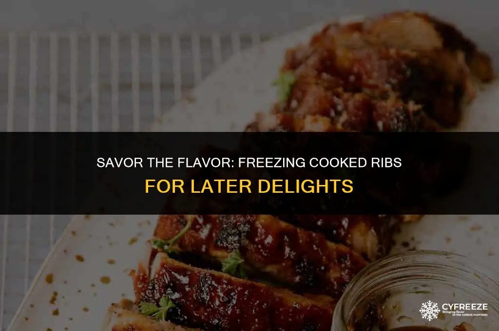 can i freeza cooked ribs