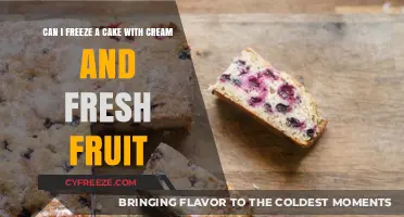 Fresh Fruit and Cream Cake: Freezing Tips for Perfect Preservation