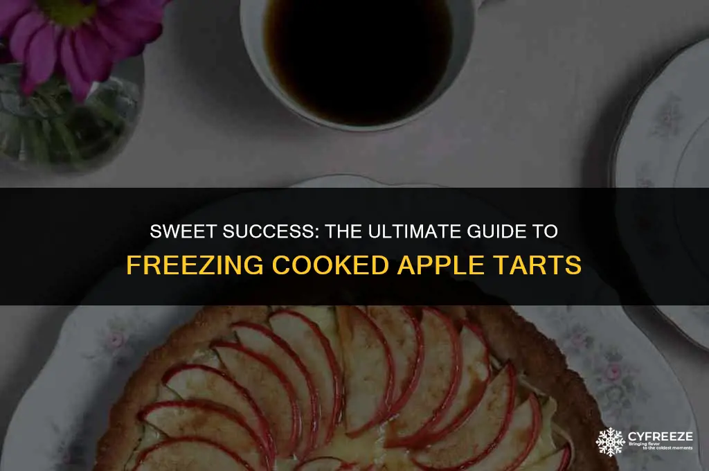 can i freeze a cooked apple tart