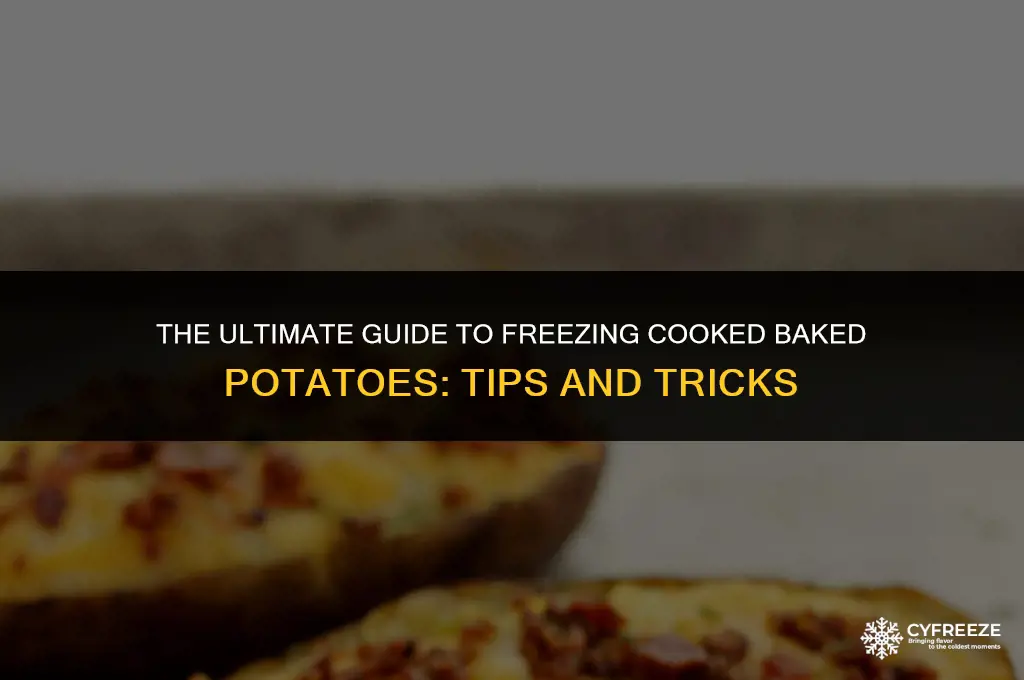 can i freeze a cooked baked potato