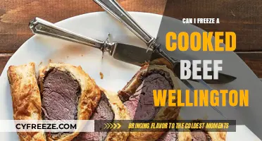 Freezing Cooked Beef Wellington: A Complete Guide