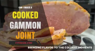 Freezing Cooked Gammon Joint: A Handy Guide for Leftovers