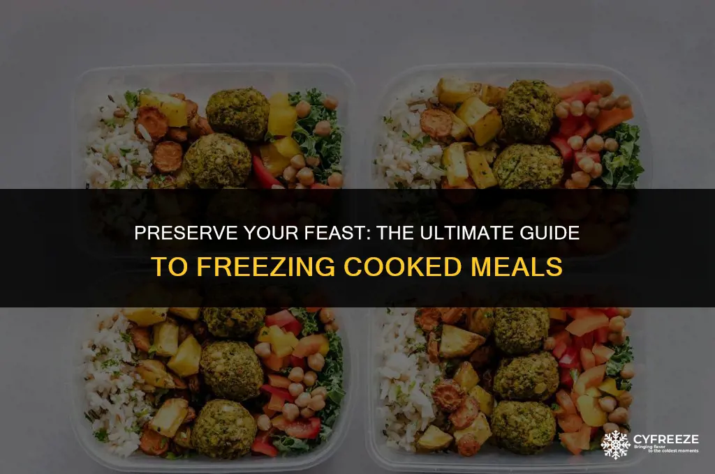 can i freeze a cooked meal