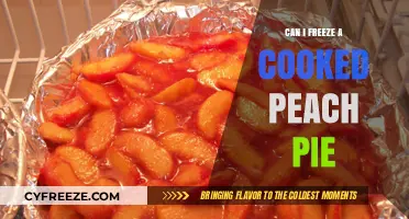 Sweet Success: The Ultimate Guide to Freezing Cooked Peach Pie
